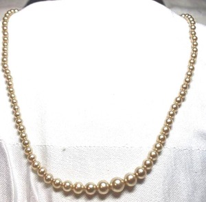 lot 102 image: Sterling Silver - pearl necklace as shown