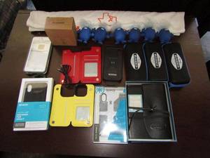 lot 355 image: Cell phone accessories and more as shown