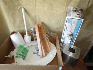 lot 356 image: Black & Decker hand held vacuum, Cleaning supplies, and more