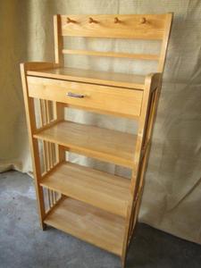 lot 363 image: Utility shelf solid wood
