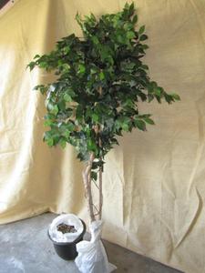 lot 365 image: Artificial tree and garden rocks