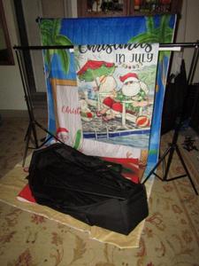 lot 369 image: Christmas in July photography backdrop set