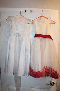 lot 224 image: Special occasion Girls dresses size 6 - Flower girl dressEasterConfirmation dresses