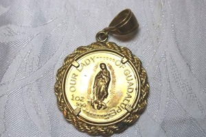 lot 204 image: Our Lady of Guadalupe Coin pendant