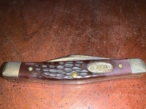 lot 4 image: Brown Medium Stockman 6344 3 blade used but the great knife (walking and talking)