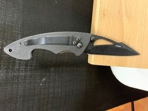 lot 60 image: Folding Lock blade knife see pics.