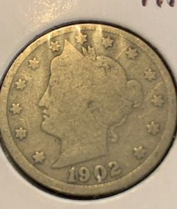 lot 54 image: 1902 Liberty Nickel, Beautiful condition