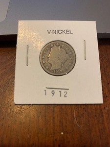 lot 142 image: $$ 1912 V Nickle NICE