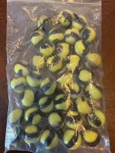 lot 154 image: Vintage Tigar eye marbles NICE
