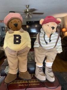 lot 156 image: Two Vintage Paddington Collectable bears with stands
