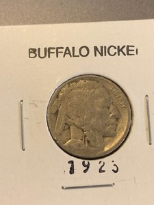 lot 196 image: $$ 1923 Buffalo Nickel 101 years old