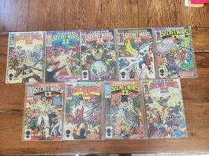 lot 33 image: Secret Wars II comics - Marvel - #1-9