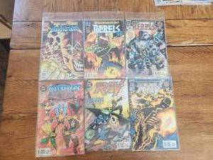 lot 91 image: Selection of DC comics - DarkStars, Rebels, OutSiders, The Ray