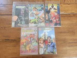 lot 96 image: Selection of DC comics - Mongul, Team Titans, Star Trek, Ghostbusters, and Army of Darkness