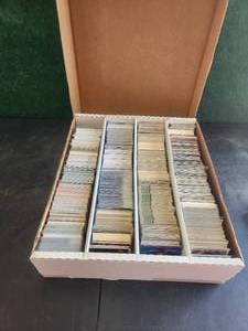 lot 7 image: Generous selection of various years of football cards