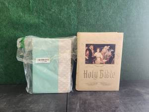 lot 36 image: Selection of 2 Bibles