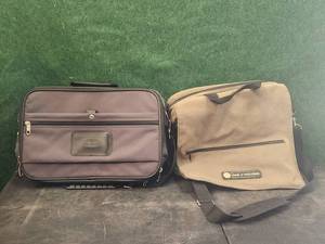 lot 112 image: Pair of travel-computer bags
