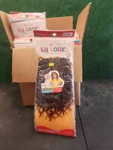 lot 180 image: Box LilLooks wigs