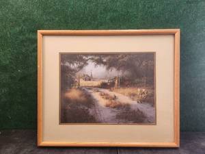 lot 228 image: Framed wall art