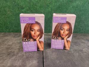 lot 234 image: Dark & Lovely 391 brown cinnamon hair color - 2 boxes