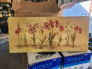 lot 97 image: Wall art on canvas