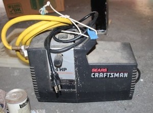 lot 171 image: Sears Craftsman 34 HP air compressor