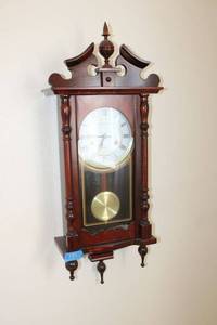 lot 139 image: Wall pendulum clock by Kassel