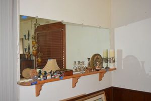 lot 37 image: Mirror and shelf only (not contents)
