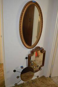 lot 95 image: Wall mirrors - 3 total, see photos