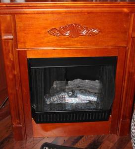 lot 3 image: Electric Fire place 42x40x14