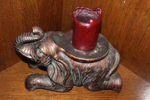 lot 13 image: Brass toned Elephant