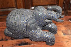 lot 53 image: Large ornate Elephant