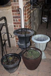 lot 124 image: Large Plastic Planters and more