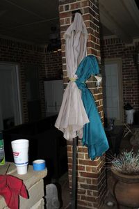 lot 139 image: Out Door Umbrella Stand and New Cover