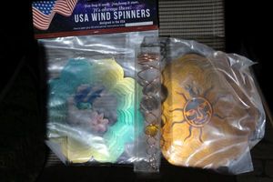 lot 144 image: Outdoor Hanging Wind Dcor, Still in packaging