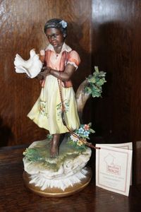 lot 149 image: Capo Di Monte Luciano Cassola Porcelain Principe Figurine Silvia