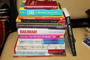 lot 222 image: Variety of Books including a Signed Copy by Paul Mooney