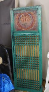 lot 252 image: Authentic (purchased while living in Korea) Korean Antique Door 24 34 inch x 69 inch