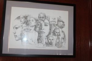 lot 261 image: Pharaohs Daughter Sketch Print Signed