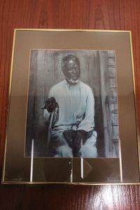 lot 262 image: Photogravure of Old man with Cane and Hand in Lap from Roll, Jordan, Roll