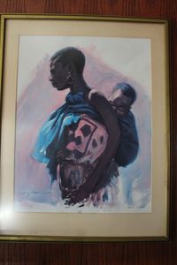 lot 264 image: African Art Print