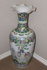 lot 326 image: Large Asian Vase 3 Ft. Tall