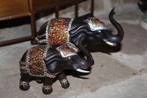 lot 342 image: Small Decretive Elephants