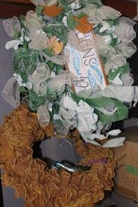 lot 208 image: Two Wreaths, Fall Colour and St Patricks Day