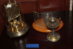 lot 271 image: Anniversary Clock, Candle and more