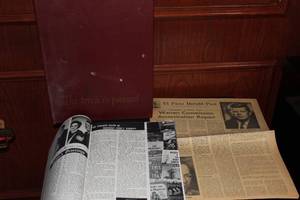 lot 314 image: Vintage Book and Newspapers on President John F Kenedys Assassination