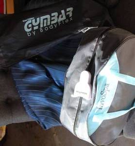 lot 243 image: Exercise Gear, Neck Massager, and Medicine Ball