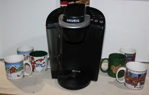lot 61 image: Keurig and Coffee Mugs Condition Unknown