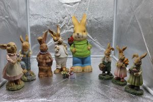 lot 60 image: Decorative Rabbits