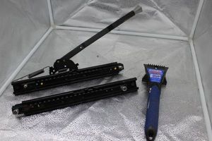 lot 116 image: Truck Seat Bracket 7.5inches and ice scraper